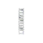 Emerald Eternity Ring - 33 Stones